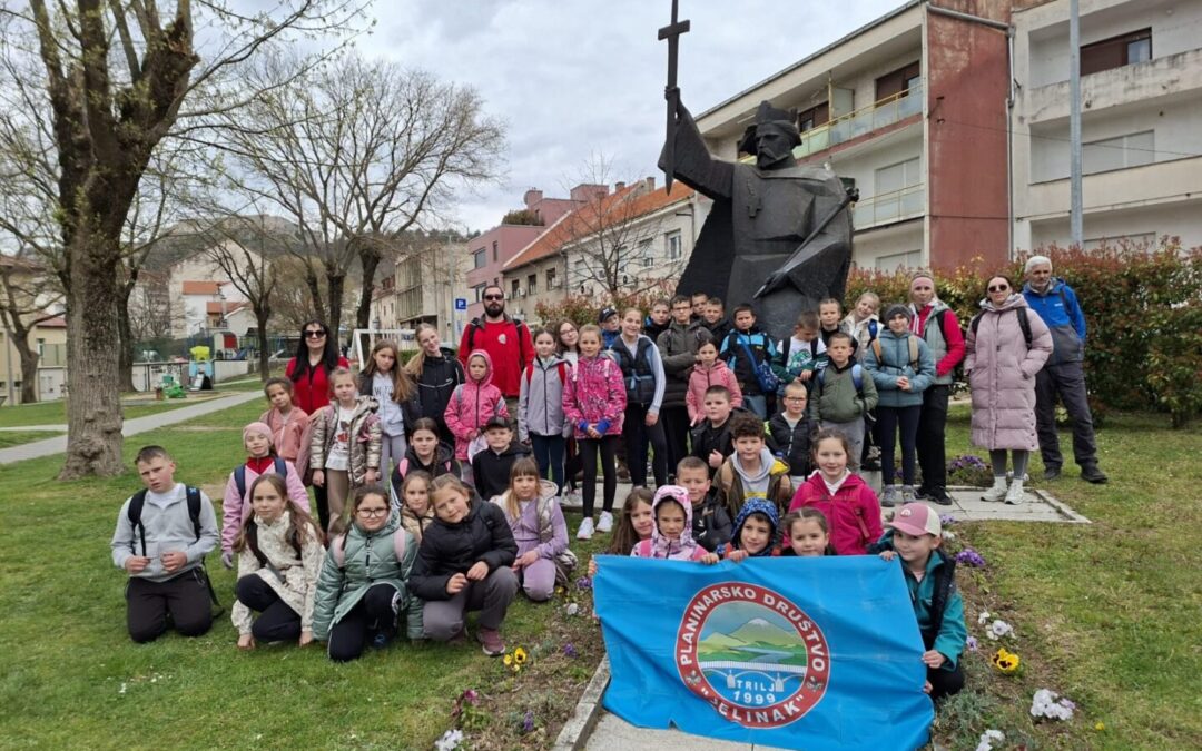 Mladi planinari iz OŠ Trilj na Stazama hrvatskih kraljeva 3